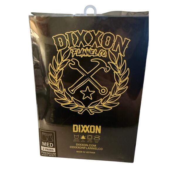 Dixxon Premium Boxer Briefs, Two-Pack, Size Medium, Multi-Colored Stripes, NWT - Picture 3 of 3